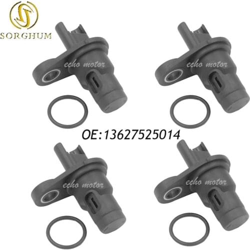 New 4pcs Sensor Camshaft Position for BMW 1 2 3 4 5 6 7 X Z Series 228iX 335is M3 428iX 525xi 550i 640i 740Li X6 Z4 13627525014