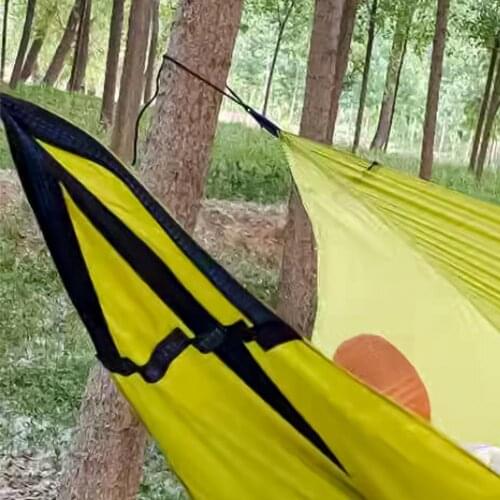 Multi Person Portable Hammock Triangle Aerial Hanging Bed for Outdoor Camping Hammocks