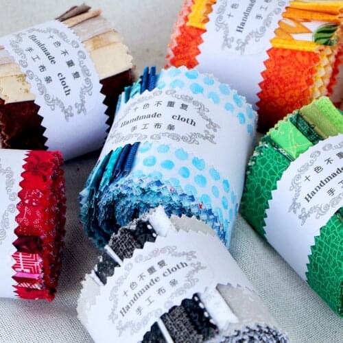 10pcs/Roll Jelly Roll Fabric Jelly Roll Fabric Strip Jelly Roll Fabric Strips Quilting Fabric Roll Jelly Roll Strip 6.2x110cm