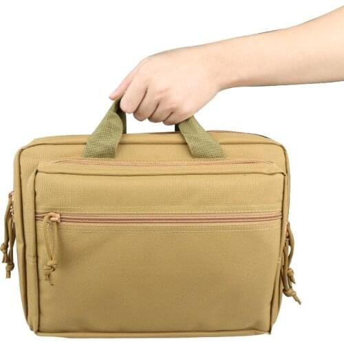 Tactical Glock Pistol Gun Bag Holder Case Magazine Pouch Carrier Portable Military Hunting Handgun Holster Storage Tool X279A