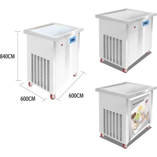 Thai Stir Fry Ice Cream Roll Machine Electric Small Fried Ice Cream Yogurt Machine For Sale