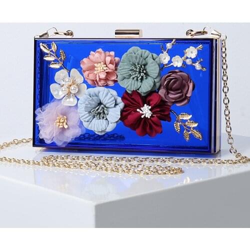 Weixier Women's Blue Clutches