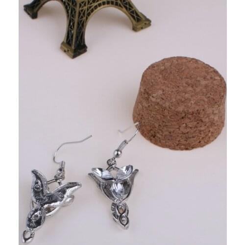 New Fashion The Hobbit Arwen Evenstar Dangle earrings Lord Elf Princess Crystal Drop Earrings Jewelry For Women wholesale