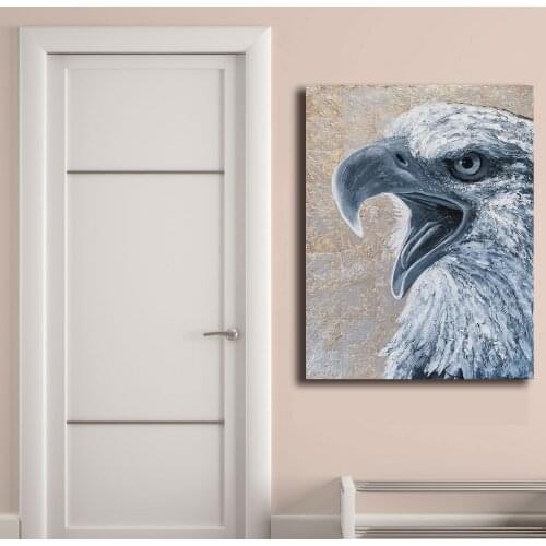 Large Wall art animal Eagle Canvas Painting For Living Room Home Decoration Oil Painting On Canvas Wall Painting Unframed