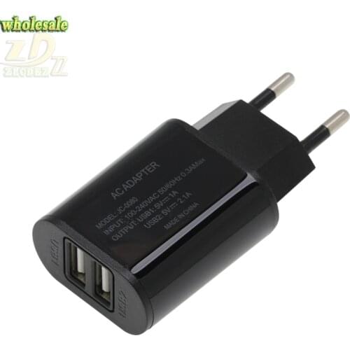 2usb 5 V 2A Quick USB Hub Mobile Phone Charger for Xiaomi Huawei iphone Android tablet 2 double USB Adapter Connector 300 pcs
