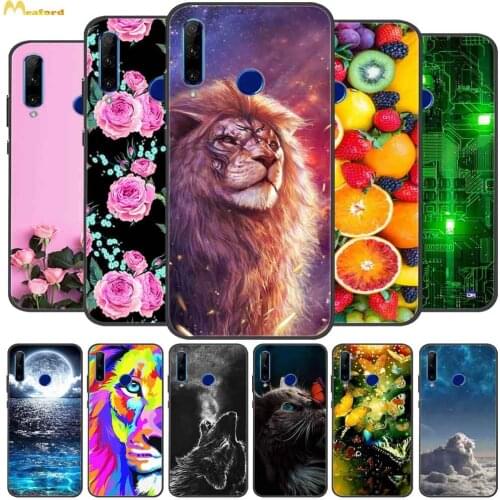 For Huawei Honor 20s Case Lion Silicone Soft Phone Cover For Honor 20s Case Honor20s MAR-LX1H Global 20 S S20 6.15'' TPU Coque