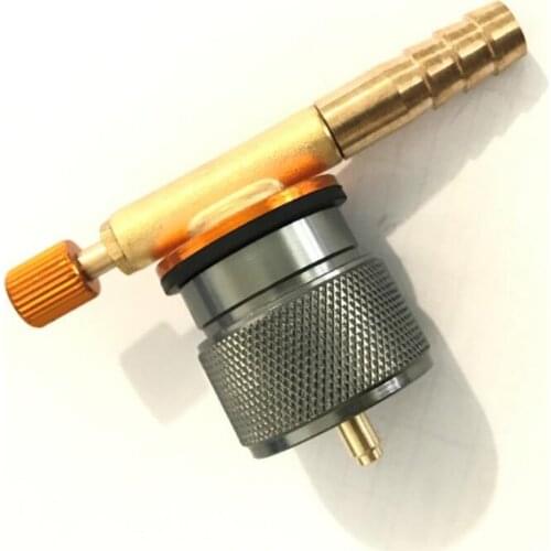 Gas Propane Flat Cylinder Tank Coupler Connector Adapter for Outdoor Camping