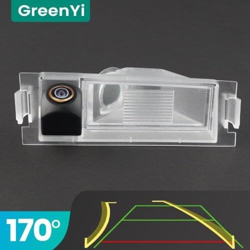 GreenYi Trajectory 170° AHD Car Rear View Camera for Kia Pro Ceed GT/Ceed GT Coupe Stereo 2013~2018 Night Vision Reverse 4 Pin
