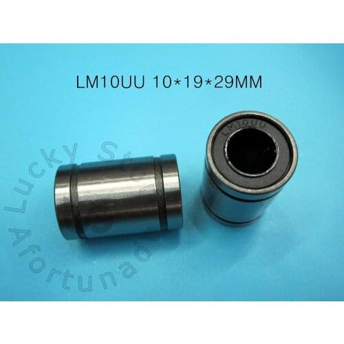 LM10UU 10*19*29mm free shipping bearing 10pcs/lot LM10UU 10mm Linear Ball Bearing Bushing 10*19*29mm for 3d printer parts