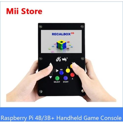 Raspberry Pi 4B/3B+ handheld game console 4.3 inch Module Gamepad Board HAT Starter Kit for RPI Raspberry Pi 3B+ 4B