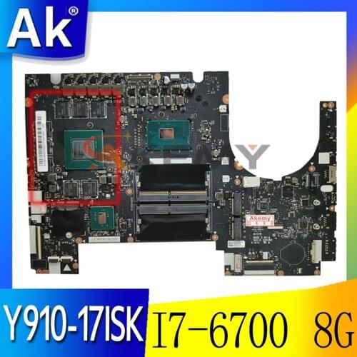 Applicable to Y910-17ISK notebook motherboard I7-6700 8G FRU 5B20M56058 5B20M56032