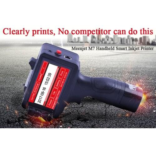 Hand held Ink jet cartridge printer 2.5 thermal inkjet printer black,red,white ink