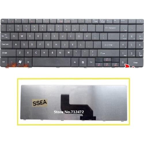 SSEA New US Keyboard English for Gateway NV52 NV53 NV54 NV56 NV58 NV73 NV74 NV78 NV59 NV79