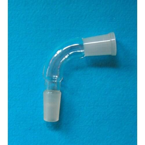 Glass Bend Connecting Tube,Ground Joint 24/40,105 degree,GG17 Labware