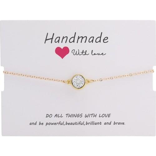 Wedding souvenir friendship bracelet bridal shower thanksgiving day present bridesmaid gift