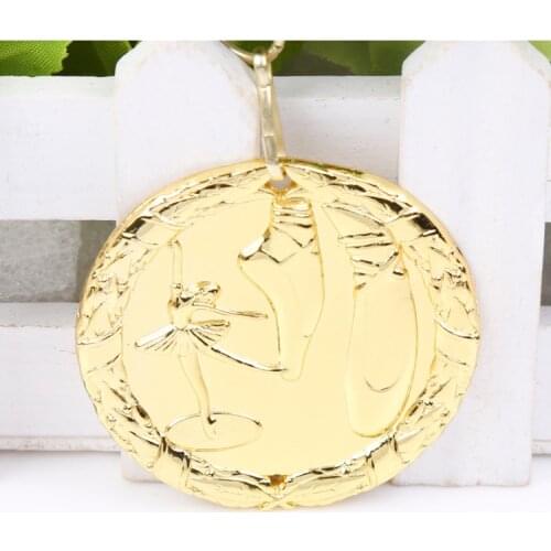 Dance medal Gold Color Medal Silver Color Medal Branze Color Meda 5.0 cm
