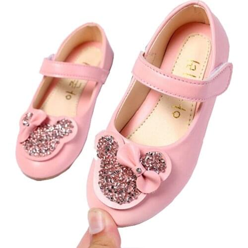 5 6 7 8 9 10 11 12 14 years old flowers kids glitter leather shoes for girls wedding and party dance dress shoes new