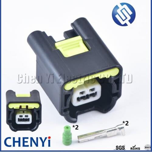 YAZAKI 2 Pin 0.6 series female Automotive waterproof connector Harness plug 7289-5011-30 90980-85011 For Toyota Honda Nissan