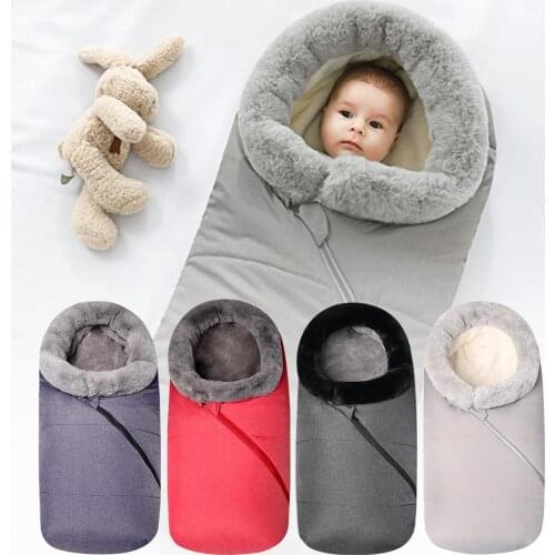 Winter Baby Sleeping Bag Infant Warm Sleeping Bag Bed Wearable Stroller Sleeping Bag Blanket For Outdoor Tour