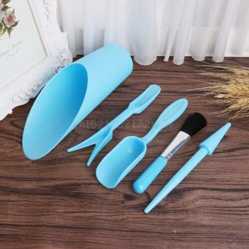 5Pcs Gardening Tools Set Miniature Shovel Brush Widger.Succulent Planting Helper O18 dropship