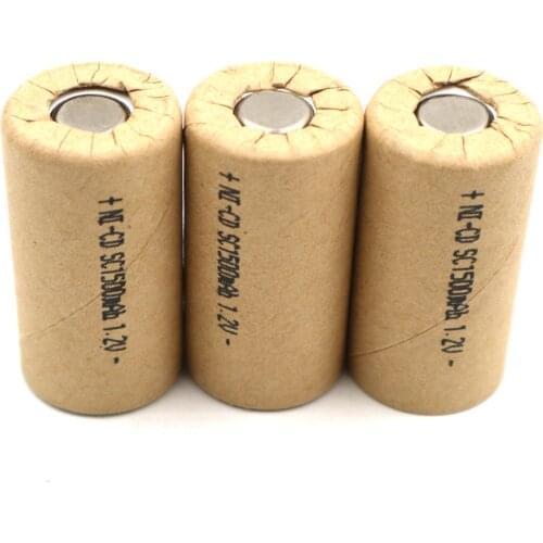 SC 1500mAh NI CD battery high rate large capacity used for power tools electronic toys etc