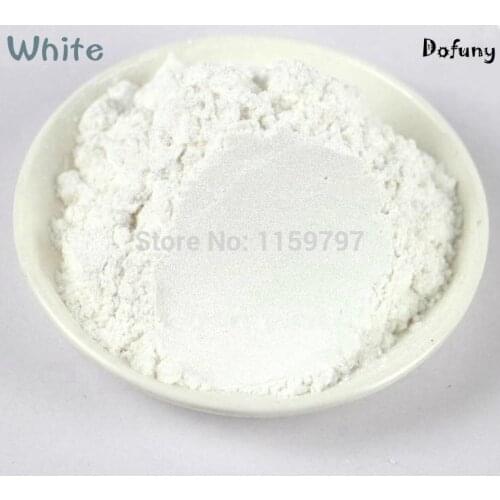 White mica/pearl effect pigment,nail polish pigment,DIY eyeshadow makeup powder, Pearlescent powder for car paint