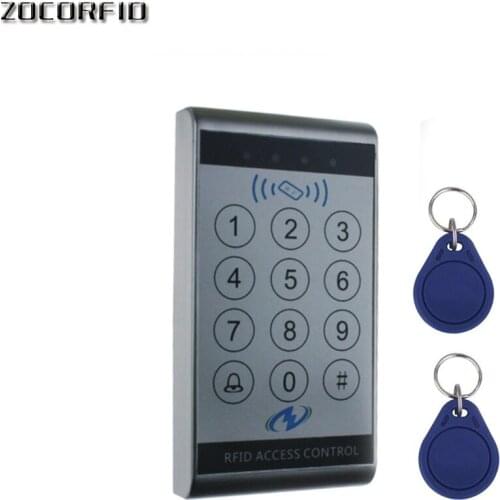 Free shipping sy-k13 waterproof & touch keyboard 125KHZ RFID access control system number keyboard (wg26 port)+10pcs keyfobs