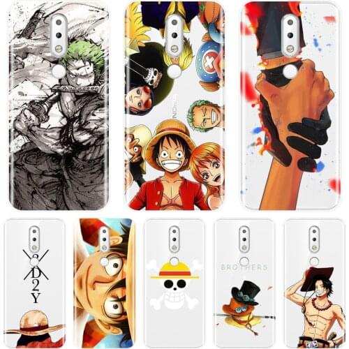 Phone Case For Nokia 7.1 6.1 5.1 3.1 2.1 One Piece Luffy Ace Zoro Silicone Soft Back Cover For Nokia 7.1 6.1 5.1 3.1 2.1 Plus