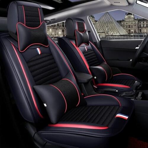 Car Seat Cover universal leather For auto Renault Scenic Fluence Latitud Koleos Laguna Automobiles Seat Covers auto accessories