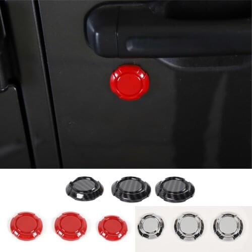 Exterior Door Key Jack Trim Decorative Cover Sticker for Jeep wrangler JK JL Gladiator JT Car Accessories
