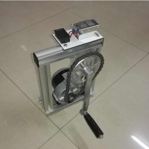 100W hand crank generator 12V24V aluminum alloy structure (send voltmeter rectifier bridge) teaching equipment