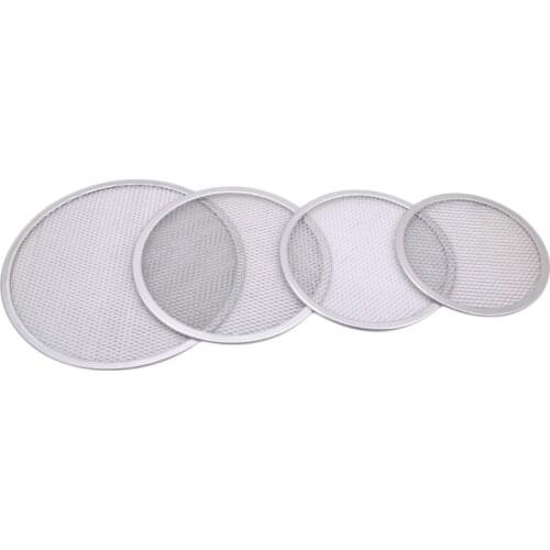 Pizza Stone Pizza Pan Baking Pan Pizza Aluminum Flat Mesh Pizza Oven 8/9/10/12 Inch Pizza Pan Mold Baking Tool