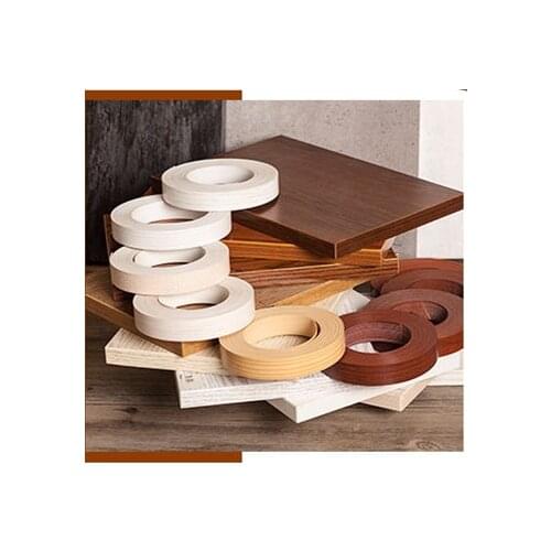 Preglued PVC Edgeband Edging Edge Banding for Wood Kitchen Wardrobe Board 40mm 28mm x 10m 1.5mm thick Wood Grain