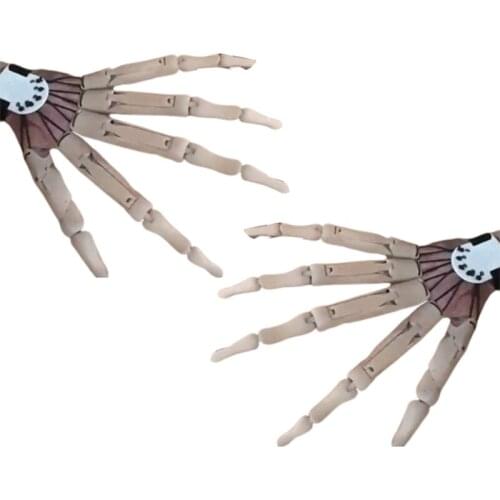Halloween Articulated Fingers 3D Printed Articulated Finger Extensions Halloween Party Dress Cosplay Costume Props