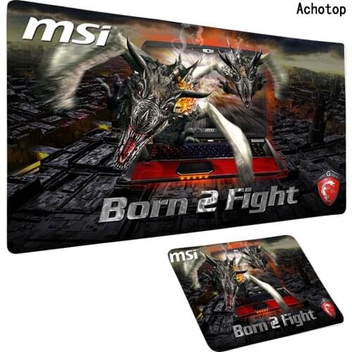 Computer Mouse Pad MSI Gamer Mouse Pads Large Gaming Mousepad XXL XL Desk Mause Pad Keyboard Mouse Carpet Gaming Accessories For