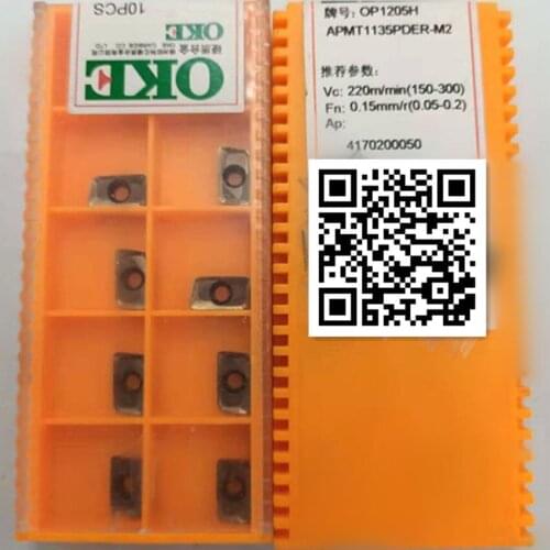 OKE APMT1135PDER-M2 OP1205H/APMT1135PDER-H2 OP1205H/APMT1135PDER-M2 OP1205/APMT1135PDER-H2 OP1205 CNC carbide inserts 10PCS/BOX