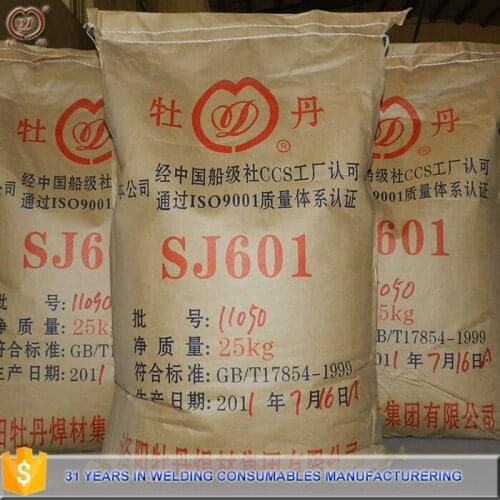Submerged arc welding flux stainless steel saw flux SJ601