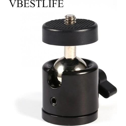 Monopod 360 Swivel Rotatable 1/4'' Screw Ball Head Mount Ballhead Stand Bracket for DSLR, monopod, lamp Support tripode
