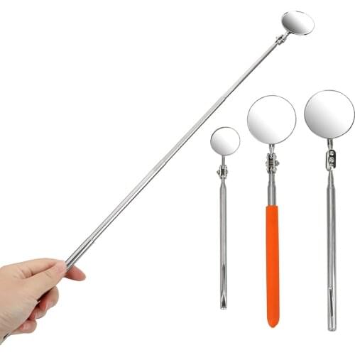 Extending Car Angle View Pen Car Accessories Telescoping Inspection Round Mirror Hand Tools Set Auto Telescopic Detection Lens