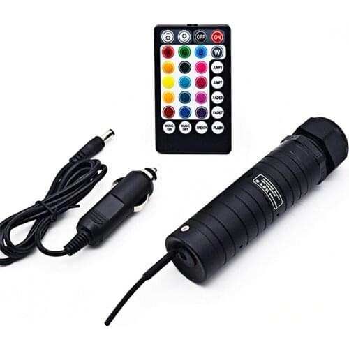 RGB LED Fiber Optic Light Car Roof RF Remote Control Star Light Colorful Voice-activated Mobile Phone Bluetooth Control