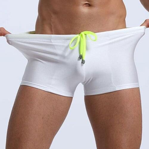 Hirigin Men Swim Brief Sexy Surfing Board Shorts Beachwear Surf Swimming Boxer Trunks Quick Dry Pants for Summer