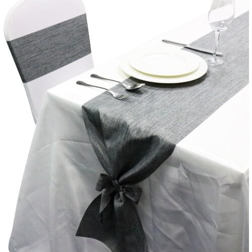 Europe style Imitation linen Table Runner Rustic Wedding decoration Chair sash Table napkin home diy decoration home textile