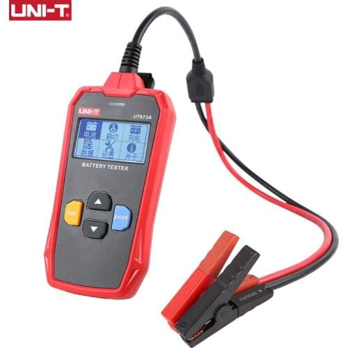 Car Battery Tester Battery Health Check Scanner Troubleshoot the cars Starting System and Charging System UNI-T UT673A UT675A