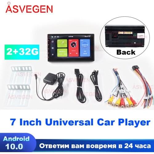 7" Android 10 Universal Car GPS Player For Toyota Opel Honda Nissan Support Carplay Multimedia NAVI Auto Stereo Video Navigation