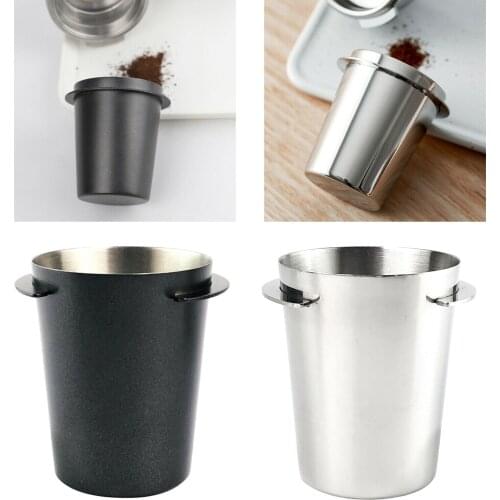 1pc Stainless Steel Coffee Dosing Cup Powder Feeder Part For 58mm Espresso Cafe Machine Dosing Cup Coffeeware