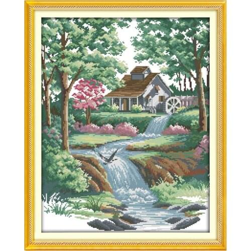 11/14/18/16/22/25/28ct Good environment counted printed on the canvas kit Cross Stitch embroidery needlework Sets