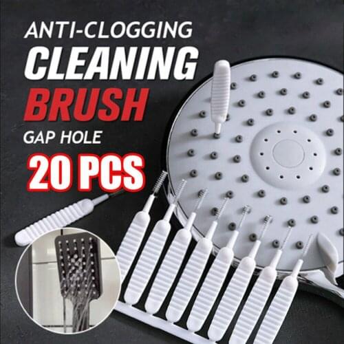 20PCS Shower Hole Cleaning Brush Small Brush For Faucet Gap Hole Anti-clogging Cleaning Brush Shower Head Holes Cleaner