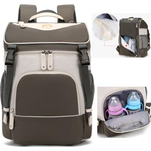2020 Waterproof Diaper Bag for Mom Maternity Fashion Nappy Backpack Stroller Baby Infant Organizer Nursing Changing Bag to Care