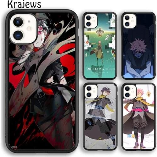 Krajews Id Invaded Anime Phone Case Cover For iPhone 5s SE 6s 7 8 plus X XS XR 11 12 pro max Samsung Galaxy S8 S9 S10 Plus