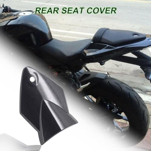 Rear Seat Cover Anti-scratch Wear-resistant Carbon Pattern Tail Section Cowl Replacement for BMW S1000RR S1000R 2009-2014